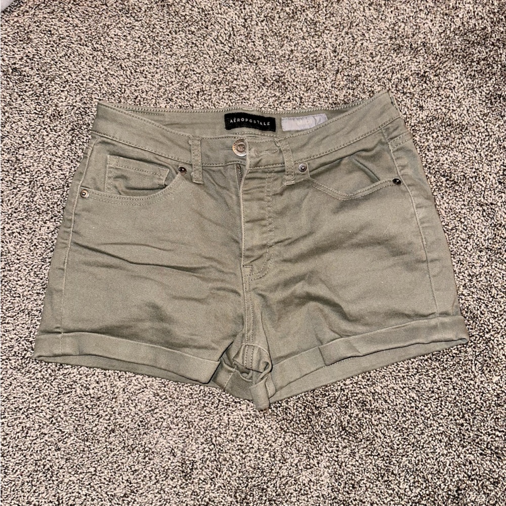 Aeropostale Green Khaki Shorts